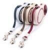 Retractable Dog Leash; Dog Walking Leash for Medium Large Dogs up to 110lbs; One Button Break & Lock ; Heavy Duty No Tangle - Coffee - 5m