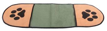 Pet Life 'Dry-Aid' Hand Inserted Bathing and Grooming Quick-Drying Microfiber Pet Towel - Khaki / Green