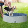 Foldable Pet Bath Pool, Collapsible Dog Bathing Tub, Kiddie and Toy Pool for Dogs Cats and Kids - middle