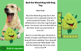 Bud the Weed Nug 420 Dog Toy - Green