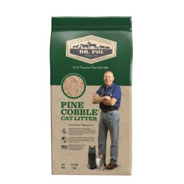 Dr. Pol Pine Cobble Cat Litter - 25lb Bag