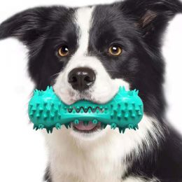 Pet Dog Cleaning Chew Toys For Aggressive Dogs Rubber Molar Stick Dog Oral Teeth - Blue