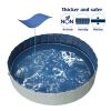 Foldable Pet Bath Pool, Collapsible Dog Bathing Tub, Kiddie and Toy Pool for Dogs Cats and Kids - large