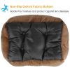 Pet Dog Bed Soft Warm Fleece Puppy Cat Bed Dog Cozy Nest Sofa Bed Cushion Mat XXL Size - XXL - Black