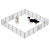 Dog Pens Outdoor 32" Height Foldable24 Panels Heavy Duty Metal Portable Dog Playpen Indoor Anti-Rust Exercise Dog Fence with Doors for Large/Medium/Sm