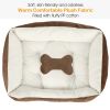 Pet Dog Bed Soft Warm Fleece Puppy Cat Bed Dog Cozy Nest Sofa Bed Cushion Mat XXL Size - XXL - Black