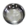 Stainless Steel Pet Bowl with Anti Skid Rubber Base and Dog Design; Large; Gray and Pink - BNC-10005