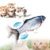 Pet Soft Electronic Fish Shape Cat Toy Electric USB Charging Simulation Fish Toys Funny Cat Chewing Playing Supplies Dropshiping