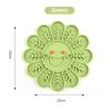 Wholesale pet dog silicone licking plate - C-Flower-Green