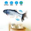 Pet Soft Electronic Fish Shape Cat Toy Electric USB Charging Simulation Fish Toys Funny Cat Chewing Playing Supplies Dropshiping