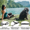 Hands Free Dog Leash for Medium and Large Dogs - Durable Dual Handle Waist Leash with Reflective Bungee for Running; Walking; Training; Hiking - green