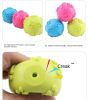 3pcs Pet dog toy footprint toy ball 6cm sounding toy ball TPR rubber - 3pcs