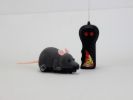 Remote control electric mouse for pet toys; simulation electric mouse; battery replaceable; cat toy - Grey meat - Tuba