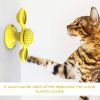 Cats Toy LED Spinner - Yellow