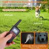 3280FT Dog Training Collar IP67 Waterproof Pet Beep Vibration Electric Shock Collar - Black